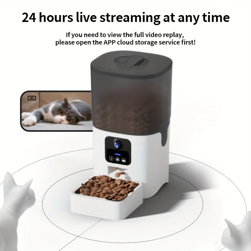 Automatic pet food dispenser