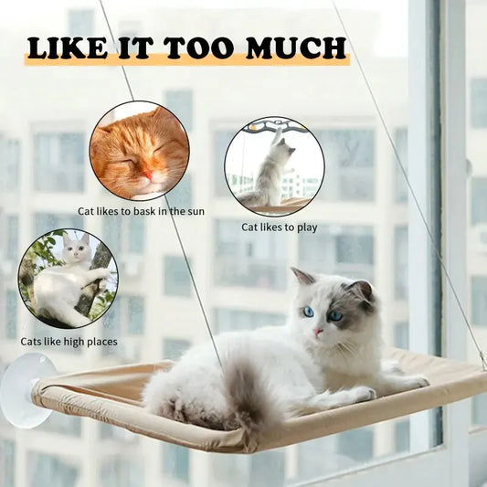 Foldable Cat Window Perch Bed Hammock