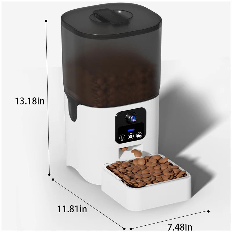 Automatic pet food dispenser