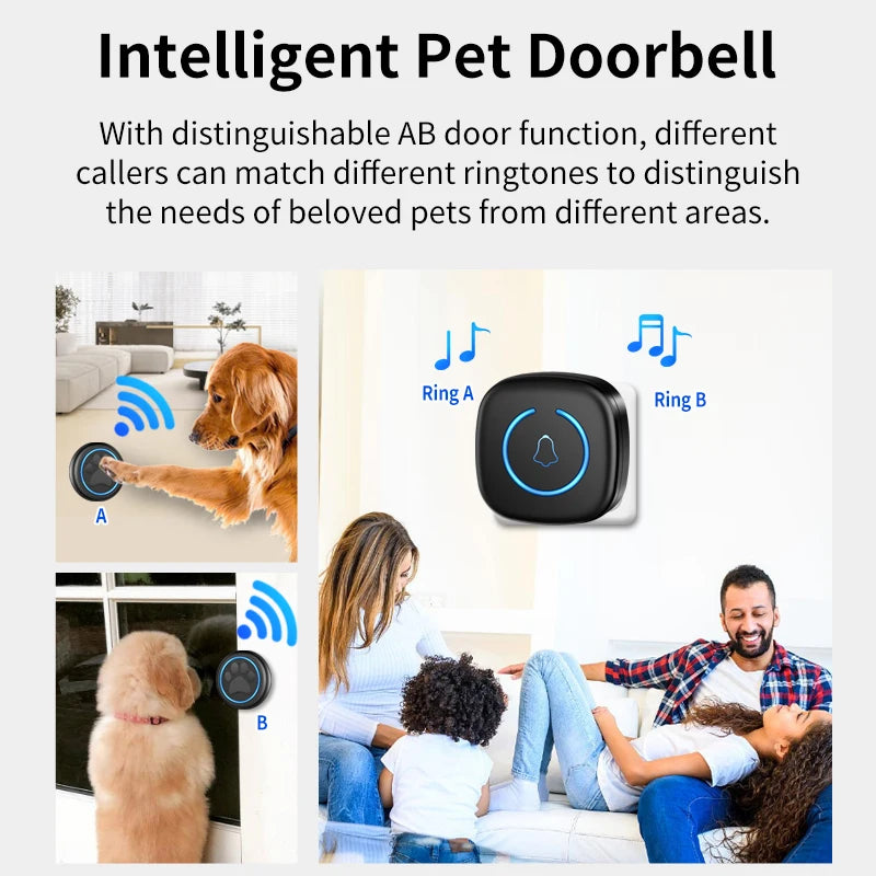 Wireless Pet Touch Doorbell