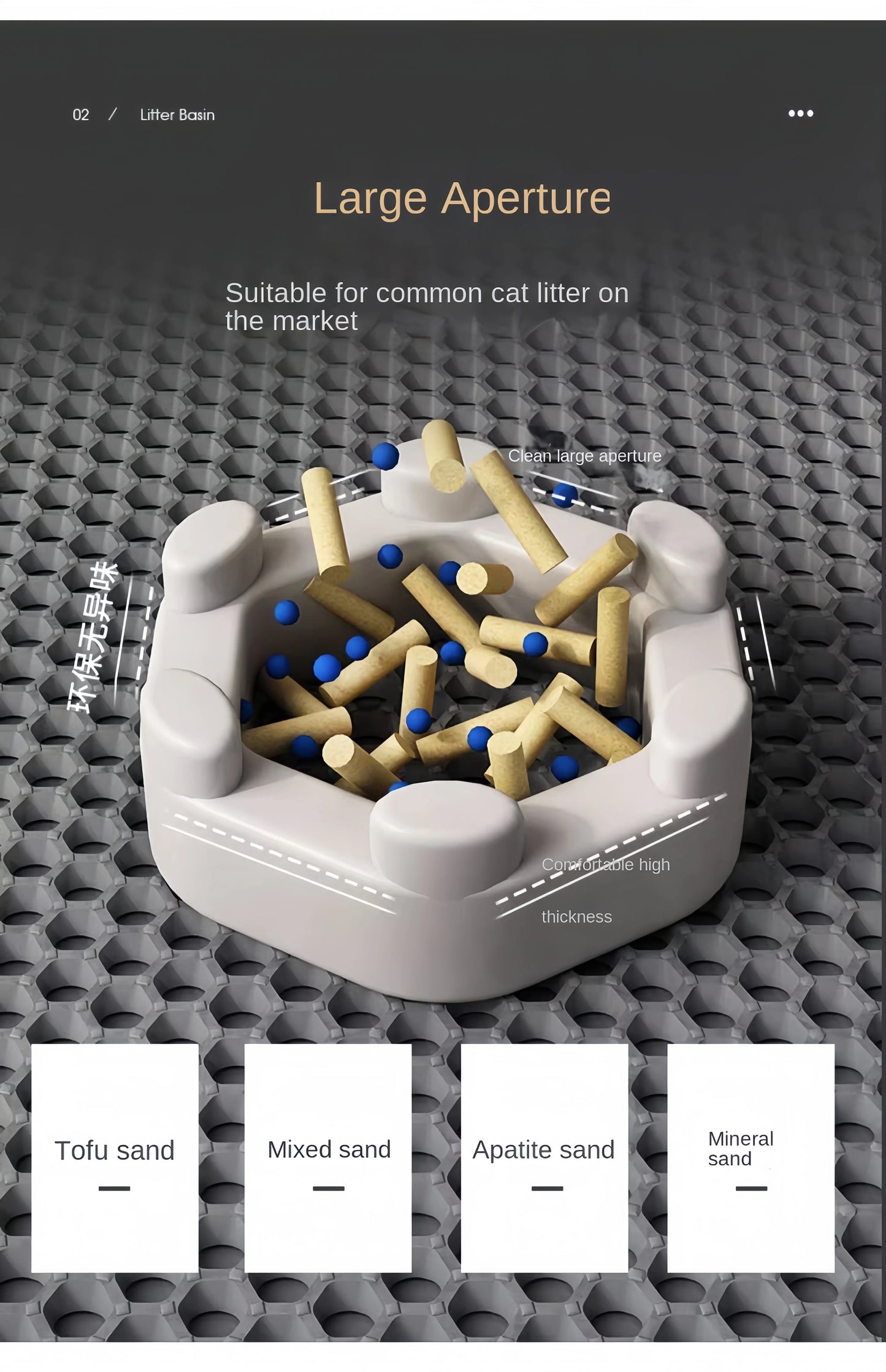 Cat Litter Mat Eva Double Layer Waterproof