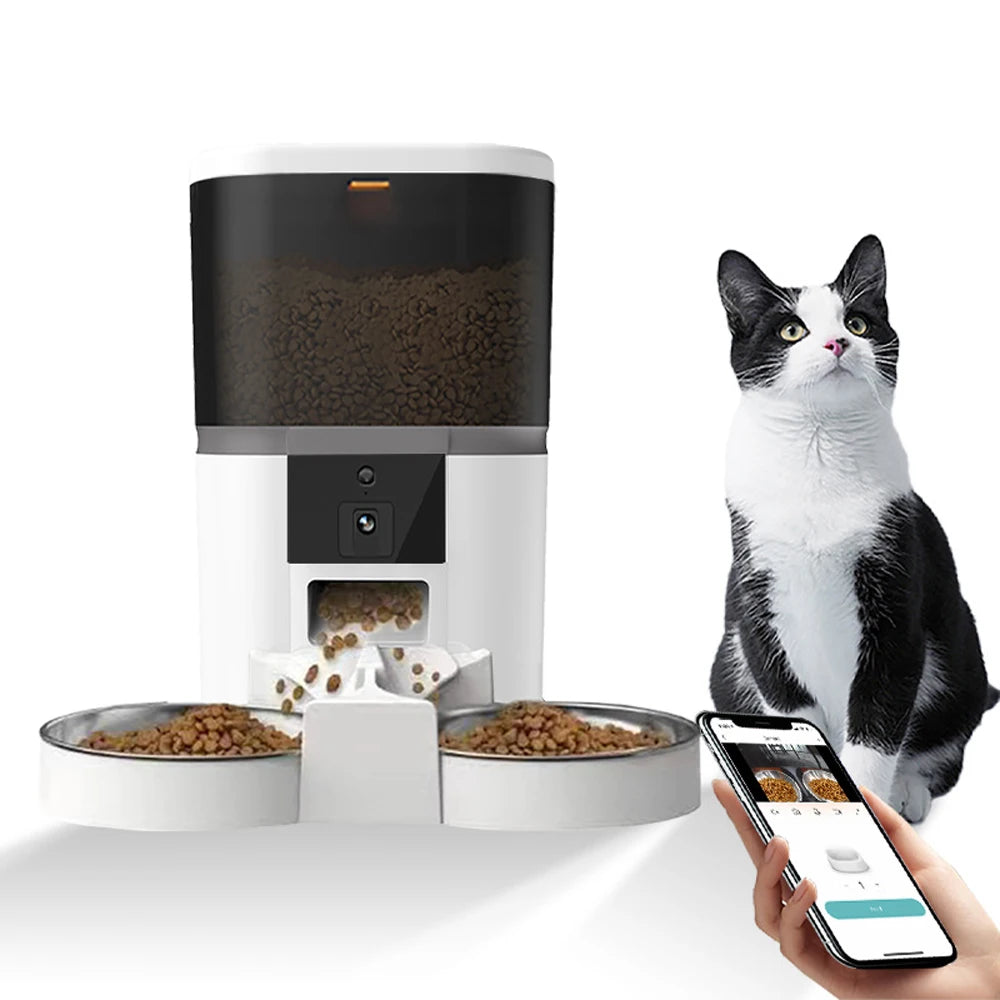 Double Bowl Smart Feeder