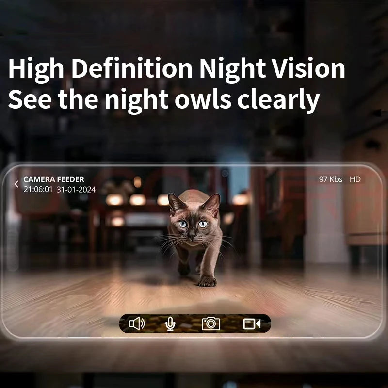 Automatic pet food dispenser