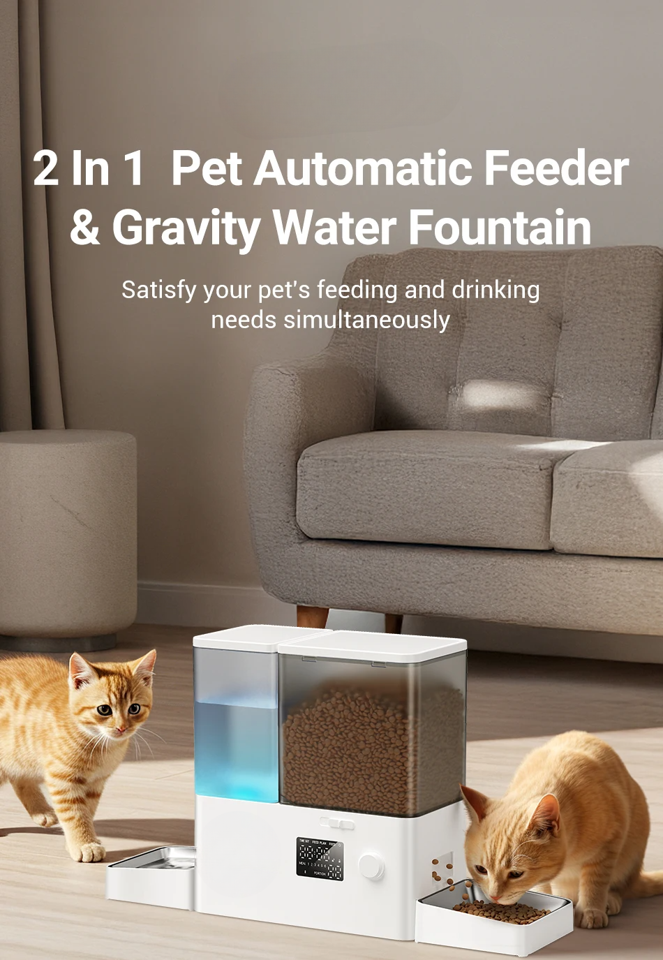 2 In 1 Pet Smart Feeder